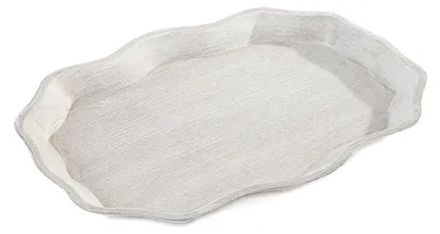 Imagen del producto de Bandeja de madera moldeada, 40x30H3 cm (kit de 3 unidades)