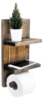 Produktbild von Tadino - Regal, 18x12x35h cm Naturbraun, 2 Ablagen