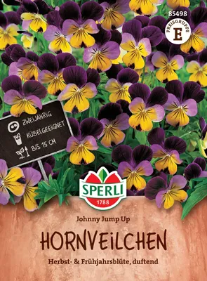 Produktbild von SPERLI Hornveilchensamen Johnny Jump Up Viola x cornuta 80 Pflanzen