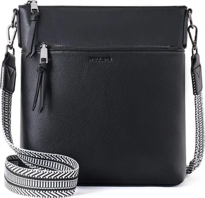 Produktbild von Mittelgroße Umhängetasche aus mit RFID Schutz - Damen Crossbody Tasche