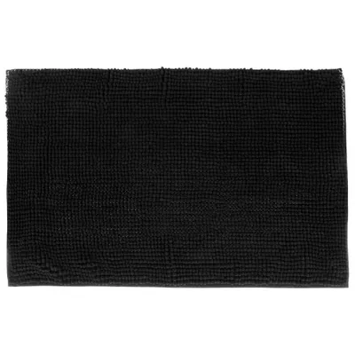 Obrázek produktu pro Žinylková koupelnová předložka 80x50cm černá
