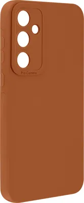 Immagine prodotto di Avizar, Custodia in silicone SoftGlow per Samsung Galaxy A55, fotocamera protetta, marrone chiaro