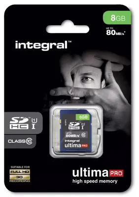 Image de Carte SDHC intégrale 8GB cl10