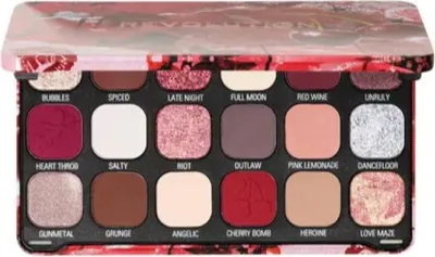 Image de Revolution Forever Palette d'ombres à paupières Flawless Cherry Rebel, 18x1,1 g