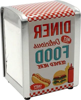 Obrázok produktu pre Gastronomická krabička na servítky, 60 ks, 10 x 95 x 14 cm