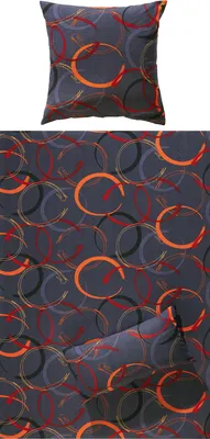 Produktbild von Erwin Müller Bettwäsche anthrazit-orange 1x 155x220 cm + 1x 80x80 cm