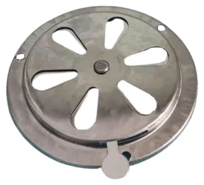Obrázok produktu pre Kryt výfukového potrubia rúry, 125 mm, ventilácia vzduchu