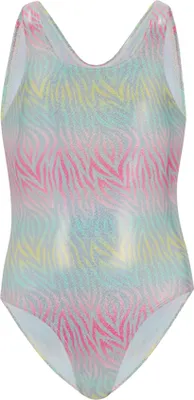 Image de Maillot de bain Regatta « Katrisse » pour filles, métallisé RG12548 (164) (Ombre)