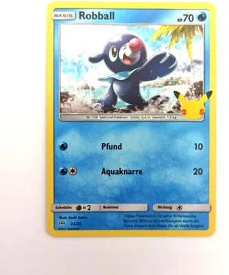 Produktbild von Pokemon Karte Robball 23/25 25th Jubiläum FOIL HOLO