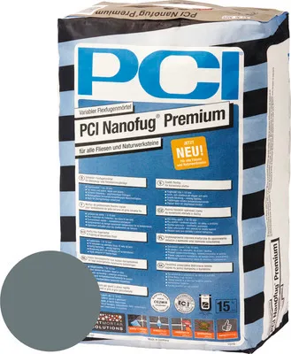 Zdjęcie produktu dla PCI Nanofug® Premium Zmienna elastyczna zaprawa do spoinowania 15 kg - nr 19 Bazalt