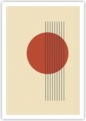 Produktbild von Poster - Poster ohne Rahmen - Abstraktion Linien Rad - 70x100 cm - Wand Bild - Wanddeko - Wandbilder - Kunstposter - Wandposter - Bilder - Kunstdruck - Wanddekoration - Wandbild - P2XPA70x100-4230