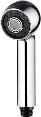 Produktbild von Duschkop mit 2 Strahlständen und Belüfterfunktion, Chrom-Silber
