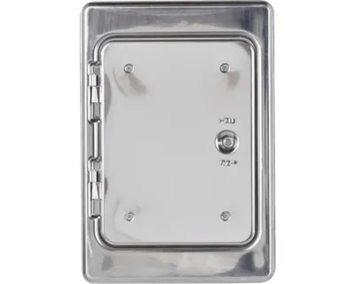 Produktbild von Kamintüre Firefix V2A Stahlblech verzinkt 23x29 cm