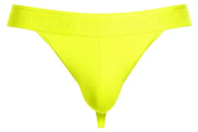 Produktbild von Garçon - Herren Thongs Unterwäsche - Thong Neon Yellow - 1x Größe S