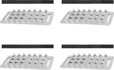 Produktbild von 2 Paar Eiskrallengreifer, rutschfeste Steigeisen-Traktionskrallen, 26 Zähne, Traktionsgriffe, Spikes, Eiskrallen für Schuhe und Stiefel