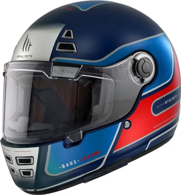 Zdjęcie produktu dla Kask MT Helmets Jarama Baux D7 Blue Red Matt rozmiar M