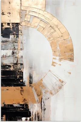 Produktbild von ARTland Wandbild Alu für Innen & Outdoor ABSTRAKTE KUNST Kraftfeld Größe: 60x90 cm