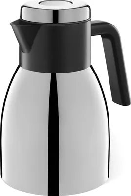 Produktbild von Zack Thermoskanne Caldo Silver 1 Liter - Edelstahl