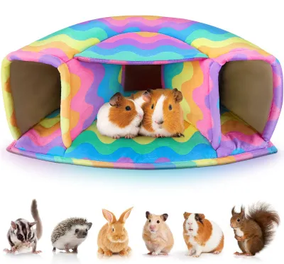 Productafbeelding van Knaagdierhuis "Unicorn Catcher", groot, gezellig, warme tunnelaccessoire voor konijnen