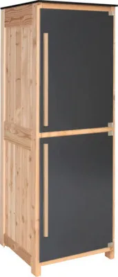 Produktbild von Gartenschrank/Outdoorküche Konsta Typ 603 Douglasie Hochschrank 60 x 58 x 172 cm HPL anthrazit