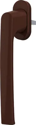 Produktbild von Premium Aluminium Fenstergriff für Kipp- und Schiebetüren, Farbe:Silber F1, Stiftlänge:45mm