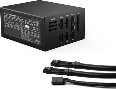 Produktbild von be quiet! Straight Power 12, 1200 W, 110 - 240 V, 1270 W, 50/60 Hz, 15/7.5 A, 150 W