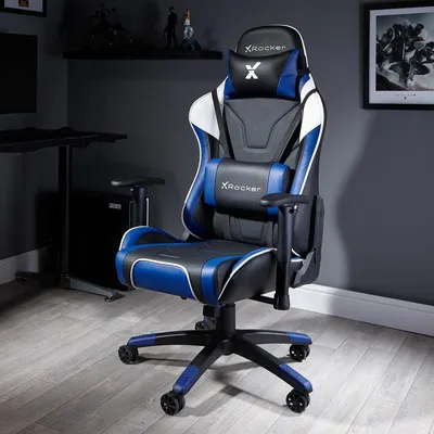 Image de Chaise de jeu ergonomique X-Rocker Agility - Bleu