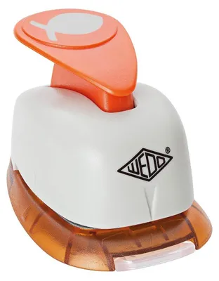 Produktbild von Wedo 168148 Motivlocher klein Fisch (mit praktischem Auffangbehälter, Ausstanzun