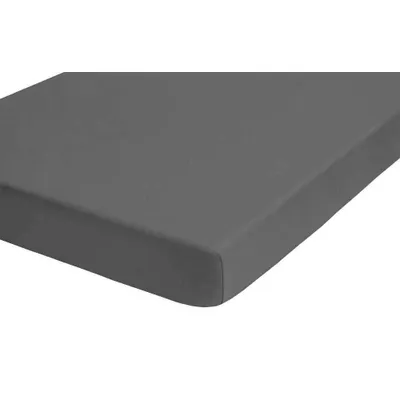 Produktbild von Biberna Jersey-Stretch Spannbettlaken Spannbetttuch 180x200 cm - 200x200 cm Titanium