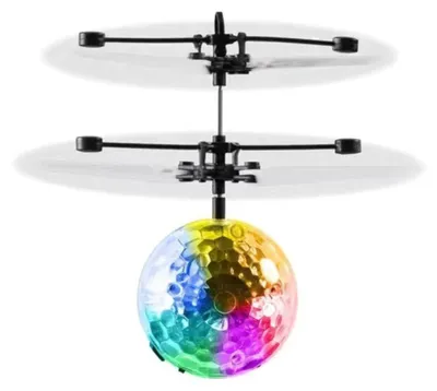 Produktbild von LED Kristallkugel Hängespielzeug Infrarot Induktion RC Fernbedienung Bunt Leuchtend Kinder Geschenk