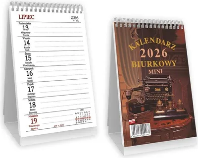 Immagine prodotto di Calendario da tavolo 2026 verticale Mini Sb5