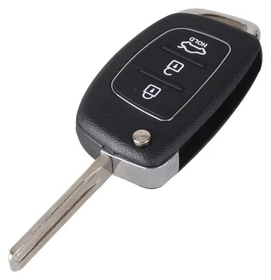 Zdjęcie produktu dla Obudowa klucza samochodowego Techstar® kompatybilna z Hyundai Santa FE, IX25, IX35, IX45, 3 przyciski, TOY40