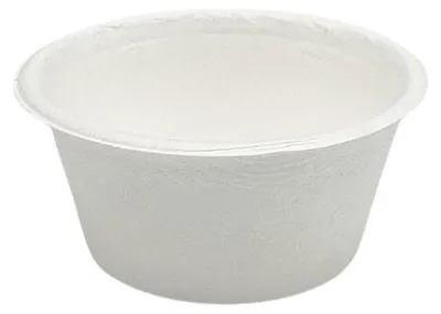 Image de Love Nature Pot à vinaigretteà base de pulpe de canne à sucre 60 ml 100 pièces - Pot à vinaigrette - Pot à sauce - Pot à sauce