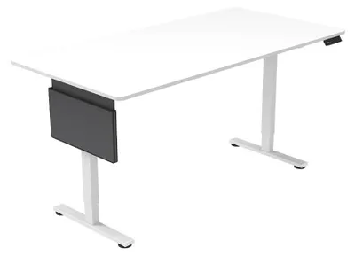 Produktbild von HOME DELUXE höhenverstellbarer Schreibtisch I Ergonomisches Design in Weiß, 160 x 60 cm für Homeoffice und Büro