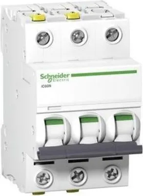 Produktbild von Jistič Schneider Electric A9F03320 3P, B, 20A, iC60N, 6KA