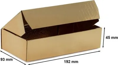 Obrázok produktu pre Vysekávaná krabica 192x93x45 F426 Zlatá