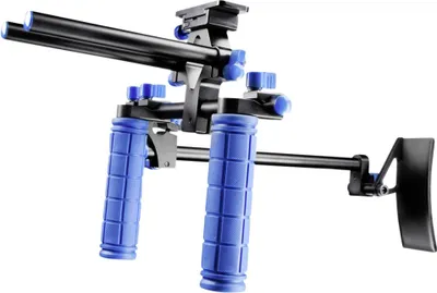 Immagine prodotto di Walimex Pro Hand-Shoulder-Videotripod Cineast III - Treppiede per fotocamera - Treppiede a spalla