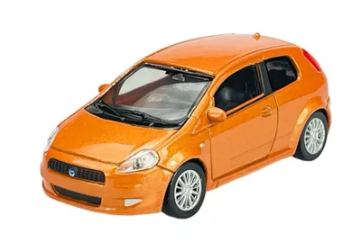 Produktbild von Welly Fiat Grande Punto Orange 1:43 Die Cast Metall Modell  im Kasten 44006