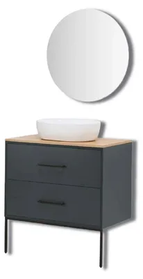Produktbild von Wandhängendes Badezimmermöbelset VENUS in Weiß