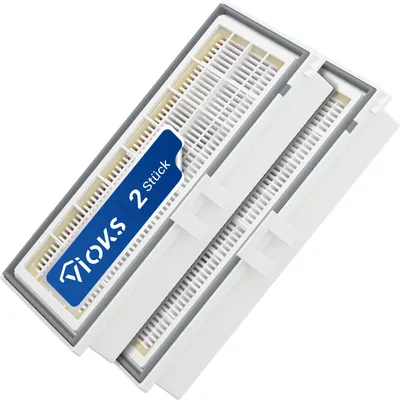 Produktbild von Lamellenfilter 2x passend wie Miele 9616270 Abluftfilter Geruchsfilter für Staubsauger