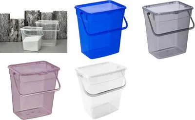 Produktbild von plast team Waschmittelbox, 10 Liter, transparent