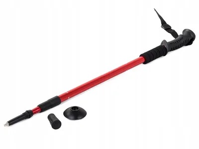 Produktbild von 2 kusy Nordic Walking Stick - Červená - Anti-Shock - 135 cm max
