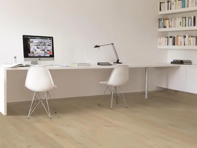 Produktbild von Timefloor | 2,402 m² | Grau 10mm Eiche Landhausdiele Parkett, Universal Klick Bodenbelag, Echtholz Parkettboden, Stabiles Mehrschichtparkett, Leicht zu Verlegen