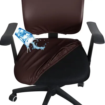 Produktbild von Wasserdichter Stuhlbezug für Sitzfläche - Kunstleder - Für Bürostühle und Computerstühle