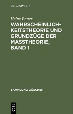 Produktbild von Wahrscheinlichkeitstheorie und Grundzüge der Maßtheorie, Band 1
