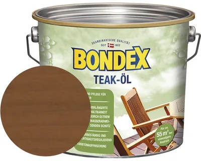 Produktbild von Bondex Teak-Öl Teak 2,50 l - 330059