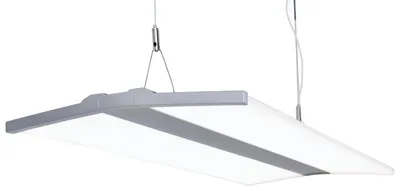 Produktbild von Pendelleuchte - LED Pendelleuchte "FOSON", Hängelampe im Modern Style, ausKunststoff in neutralweiß, 155 cm hoch, Maße 80 x 30 cm, Inkl. LED