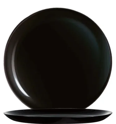 Produktbild von Evolutions Black Coupteller flach 27cm - 6 Stück