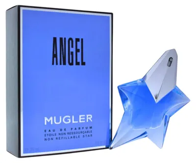Produktbild von Thierry Mugler Angel 25 ml, Frauen, 25 ml, Nachfüllbare Flasche, Bergamotte, Exotische Früchte, Patschuli, Vanille