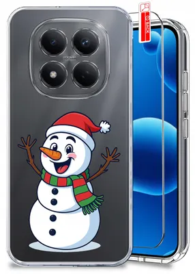 Produktbild von Hülle für Xiaomi Redmi Note 15 Pro 5G – Weihnachtsmotive – Clear Case + Displayschutzfolie